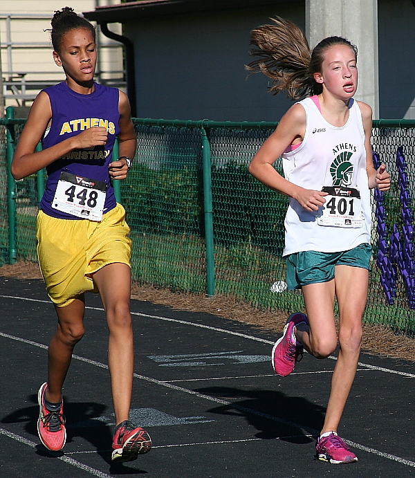 Ga MileSplit MS Challenge Crowns ACS Boys AA Girls Jenkins and Block